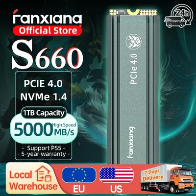 Fanxiang-Disque SSD interne pour PS5 PlayStation5 SSD M.2 500 Go 1 To 2 To 5000 MBumental