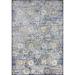 7 ft. 6 in. x 9 ft. 6 in. Sevilla Collection Transitional Polypropylene & Polyester Power Loom Area Rug Blue