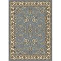 1426-0053-GREYBLUE Alba Rectangular Grey & Blue Traditional Italy Area Rug 9 ft. 10 in. W x 12 ft. 10 in. H