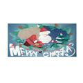 Christmas Outdoor Garage Door Tapestry Cloth Holiday Party Decoration Background Cloth Matching Hanging Cloth Multi Size Party Decorations Set