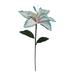 Turquoise Apricot Magnolia with Butterfly 29in Artificial Polysilk Fake Flower Long Stem Spray for Craft Home Bouquet Arrangement Ceremony Wedding Floral Wall Aisle Decor (Aqua Peach Pink Set of 6)