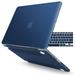 IBENZER Compatible with MacBook Pro 15 Inch Case 2015-2012 A1398 Hard Shell Case with Keyboard Cover for Old Version Mac Pro Retina 15 Navy Blue W-R15-NVBL+1