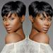 Short Hair Wigs For Black Women Short Cuts Wigs For Black Women Short Straight Black Ladies Wigs