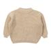 Genuiskids 1-5Years Toddler Baby Wool Sweater Kids Boys Girls Fall Winter Warm Sweaters Long Sleeve Knitted Solid Thick Pullover Jumper Tops