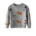 WIBACKER Christmas Sweater for 1-6T Boy Girl Toddler Kids Baby Cute Elk Pullover Knitted Tops