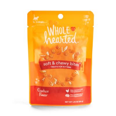 WholeHearted Soft & Chewy Chicken Treat for Kittens, 1.76 oz., Case of 12, 12 X 1.76 OZ