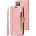 Samsung Galaxy S20 FE 5G Wallet Case PU Leather Folio Kickstand Card Slots Cover for Galaxy S20 FE 5G Book Folding Flip Case Protective Cover for Samsung Galaxy S20 FE 5G Pink