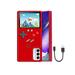 Handheld Game Console Phone Case for Samsung Galaxy S22 Plus Gameboy Case for Galaxy S22 Plus with Color Display Playable Gaming Case for Samsung S22+ Funny Case for Men and Women Red