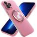 Magnetic Case for iPhone 13 Pro Max Full Camera Protection Compatible with Magsafe Luxury Anti-Scratch Protective Case for iPhone 13 Pro Max 6.7 Inch-Pink