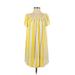 ASOS Casual Dress: Yellow Stripes Dresses - Women's Size 4