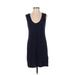 Banana Republic Factory Store Casual Dress - Sheath: Blue Solid Dresses - Women's Size Small