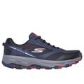 Skechers Men's GO RUN Trail Altitude - Marble Rock 2.0 Sneaker | Size 7.5 | Navy/Red | Leather/Textile/Synthetic