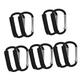 Toyvian 10 Pcs Cart Hook Heavy Duty Stroller Hooks Pram Hooks Stroller Organizer Hook Clip Portable Garment Rack Pram Bag Clips Shopping Aluminum Alloy Outdoor Wallet