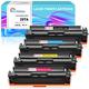 Clywenss 207A Toner Cartridges (With Chip) Compatible with HP 207X 207 for Color LaserJet Pro MFP M283fdw M255dw M255nw M282nw Printer W2210A W2211A W2212A W2213A, 4-Pack (Black Cyan Magenta Yellow)