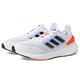 adidas Men's Pureboost 22 Running Shoe, White/Black/Blue Dawn, 11.5 UK