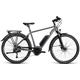 E-Bike HAWK BIKES "E-Trekking 500 Gent" E-Bikes Gr. 57 cm, 28 Zoll (71,12 cm), grau E-Bikes