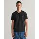 T-Shirt GANT "SLIM SHIELD V-NECK T-SHIRT" Gr. XXL, schwarz (black) Herren Shirts T-Shirts