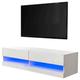GFW Galicia 120Cm Wall TV Unit With Led - White