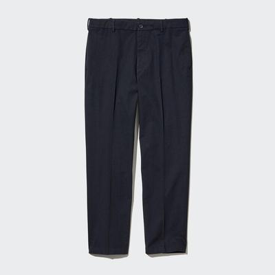 Uniqlo - Cotton Smart -Like Ankle Length Trousers - Blue - M