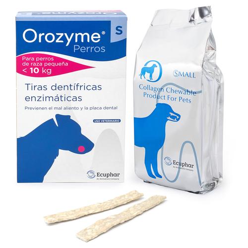 2 x 224 g Orozyme Strips Kleine Hunde Snacks