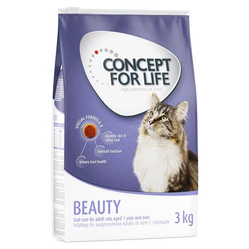 3x3kg Beauty Concept for Life Katzenfutter trocken