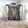 Trampoline Trampoline pour l'intérieur et l'extérieur, trampoline de jardin rond en acier