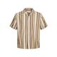 JACK & JONES Herren JPRBLATROPIC Resort Shirt S/S Relax SN Hemd, Iced Coffee/Stripes:Relax FIT, M