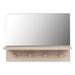Kiera Grace Alva 16" Mirror With Display Shelf & Four Storage Hooks