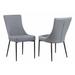 Somette Khloe Club-Style Side Chair with Slanted Back, Set of 2