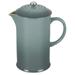 Le Creuset Stoneware 4.25 Cup French Press Stoneware in Blue/Black | Wayfair 70706200717171