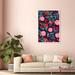 Oliver Gal "Blooming Florals", Blooming Tropical Flowers Cabin/Lodge White Framed Wall Art Print For Kitchen Paper in Pink/Red | Wayfair