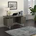 Wade Logan® Ayanah Executive Desk Wood/Metal in Gray/Brown | 30 H x 60 W x 23.5 D in | Wayfair 9C9013B75E0746EA8874935F0AA6D6F5
