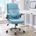 Inbox Zero Dolcho Ergonomic Executive Chair Upholstered in Blue | Wayfair F487B5341A3643CF881905081DD22416