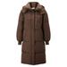 Winter Coats For Women Cotton Jacket Winter Long Knee Length Down Cotton Jacket Loose Thickened Hooded Cotton Jacket