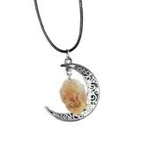 Crystal Necklace Handmade Natural Real Stone Charm Necklaces Spiritual Positive Energy for Women Unique Protection Pendant Jewelry Necklace Amethyst White impart