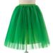 iOPQO Skirts for Women Mardi Gras Outfit Mardi Gras Dress Wedding Guest Dresses Skirts Womens High Quality Pleated Gauze Knee Length Skirt Adult Tutu Dancing Skirt Skirt Prom Dress N Dress One Size