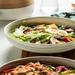 Orren Ellis Myong Large Serving Bowls, Salad Bowls Serving Dishes for Entertaining, 3.2 Quarts Large Stackable Bowl, Ceramic in Brown | Wayfair