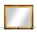 Latitude Run® Camyle Marley Rectangle Wall Mirror, Glass in Yellow/Brown | 21.5 H x 25.5 W x 7.25 D in | Wayfair FCE0ACFA96AB4F4E8458EB6BA6650B17