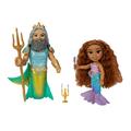 Disney Arielle die Meerjungfrau Arielle & Triton Set 15cm