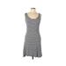 Calvin Klein Casual Dress: Blue Stripes Dresses - Women's Size 6