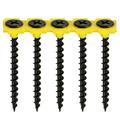 Timco 00038COLDYS Collated Drywall Timber Stud Plasterboard Screws - Ph - Bugle - Coarse Thread - Black 3.5 X 38