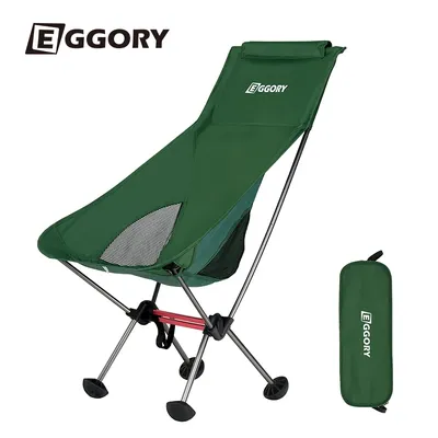 Chaise pliante portable ultralégère à double barre transversale siège de camping pêche en plein