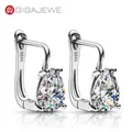 GIIncome-Boucles d'oreilles en argent 925 plaqué or 18 carats pour femme boucle d'oreille goutte