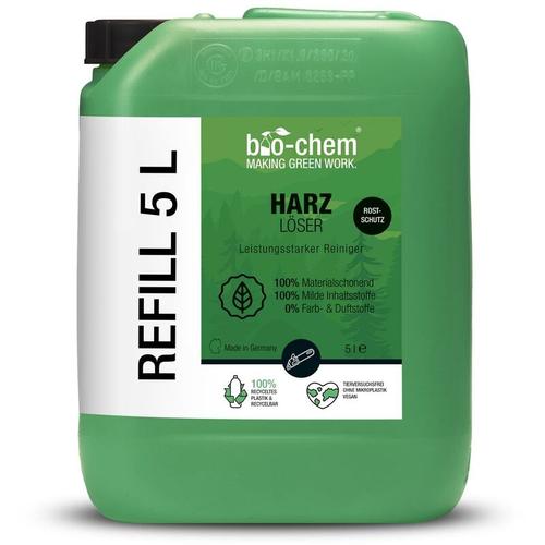 Bio-chem Harzlöser – Harzentferner Motorsägenreiniger Kettensägenreiniger Rasenmäherreiniger (5 l)