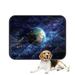 ABPHQTO Planet Earth Deep Space Europe Asia Middle East Pet Dog Cat Bed Pee Pads Mat Cushion Potty Dogsblankets Crate Bed Kennel 25x30 inch