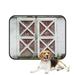 ABPHQTO Rustic Old Red White Barn Doors Peeling Paint Pet Dog Cat Bed Pee Pads Mat Cushion Potty Dogsblankets Crate Bed Kennel 36x48 inch