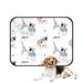 ECZJNT French Bulldog Pet Dog Cat Bed Pee Pads Mat Cushion Potty Dogsblankets Crate Bed Kennel 14x18 inch