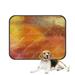 ECZJNT Orange Red Gold Beige Yellow Grey And Brown Blots Pet Dog Cat Bed Pee Pads Mat Cushion Potty Dogsblankets Crate Bed Kennel 14x18 inch