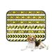 ABPHQTO Tape Caution Danger Yellow Police Line Warning Tape Danger Tape Caution Tape Pet Dog Cat Bed Pee Pads Mat Cushion Potty Dogsblankets Crate Bed Kennel 25x30 inch