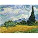 Home Comforts - Vincent_Van_Gogh_Wheat_Field_with_Cypresses_1889 - Vivid Imagery Laminated Poster Print - 20 Inch by 30 Inch Laminated Poster With Bright Colors